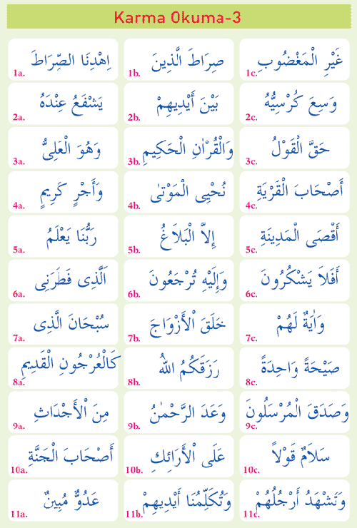 Kuran Elif Ba Al t rma Ve rnekler Kunfeyekun