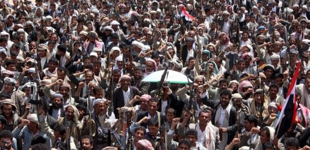 Yemen'de Arabistan'a destek gösterisi