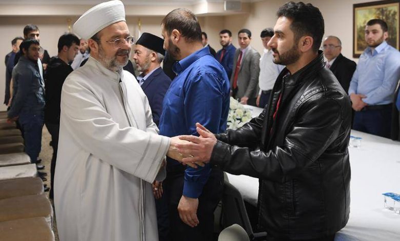 Diyanet İşleri Başkanı Görmez, Ahıska Türklerini kabul etti