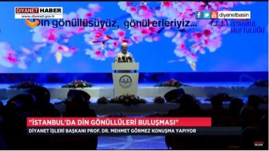 Diyanet İşleri Başkanı Görmez, İstanbul'da Din Gönüllüleriyle Buluştu