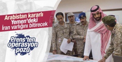 Prens Muhammed bin Salman'dan operasyon pozu