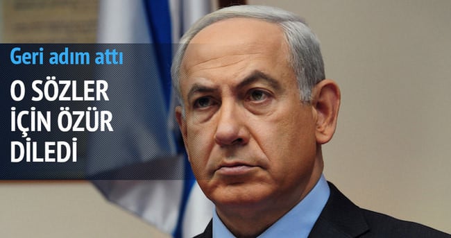 Netanyahu o sözleri için Filistinlilerden özür diledi