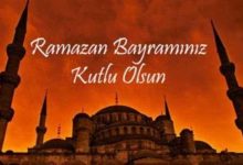 Ramazan Bayramınız Mübarek Olsun